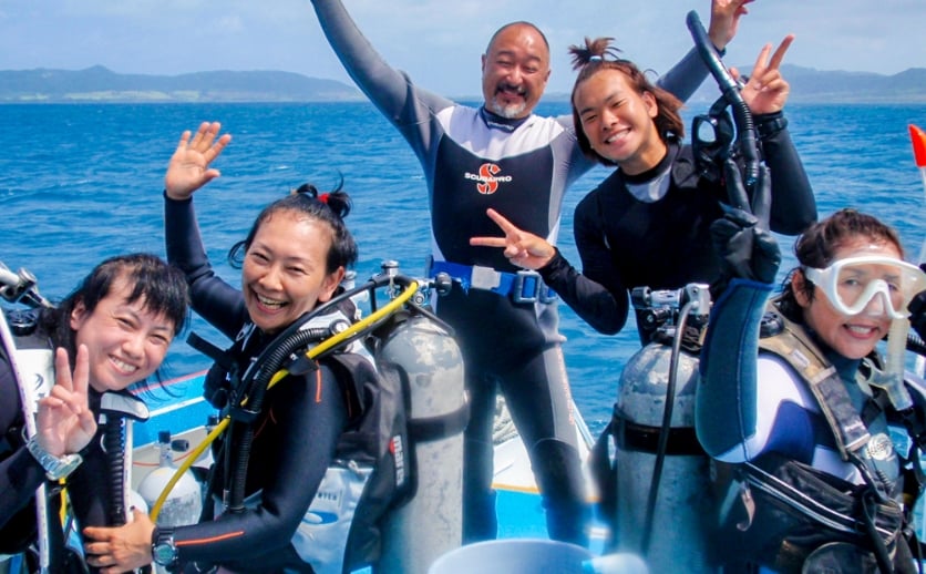 石垣島で体験ダイビング