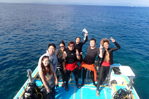 ブルーな海へ！