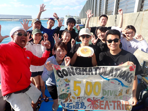 ㊗500Dives＆HappyBirthday🎊