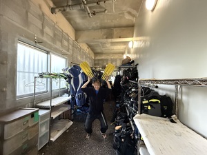 今日は倉庫の大掃除！！！