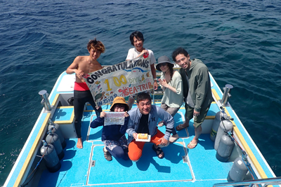 ㊗１００Dives㊗