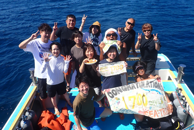 🎂Happy Birthday＆1700Dives🎊