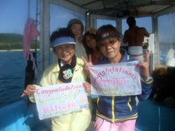 石垣島　ダイビング　おめでとうがイッパイ！！